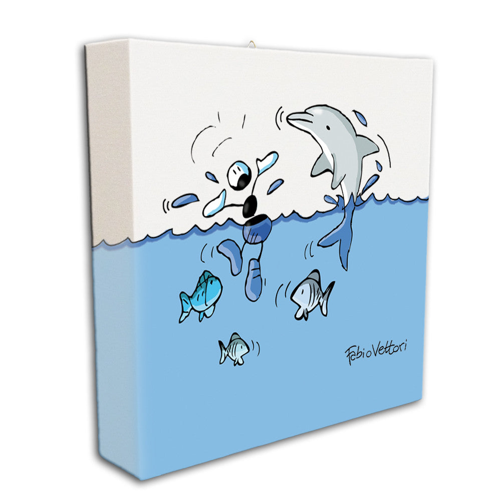 Canvas "Dolphin"