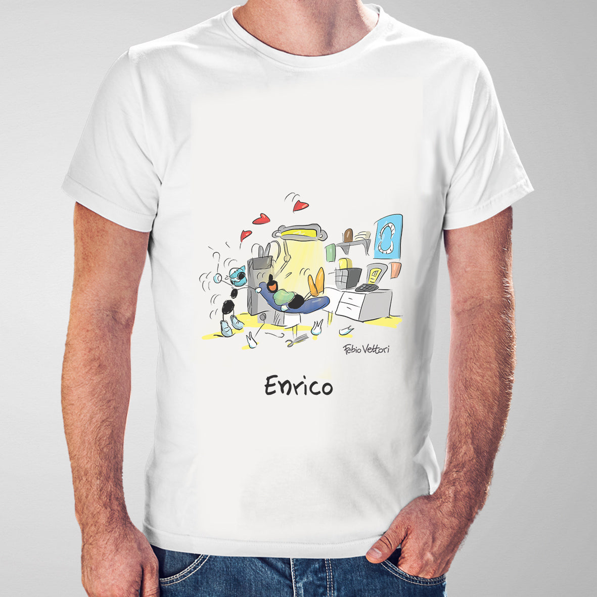 T-Shirt Personalizzata "Dentista"