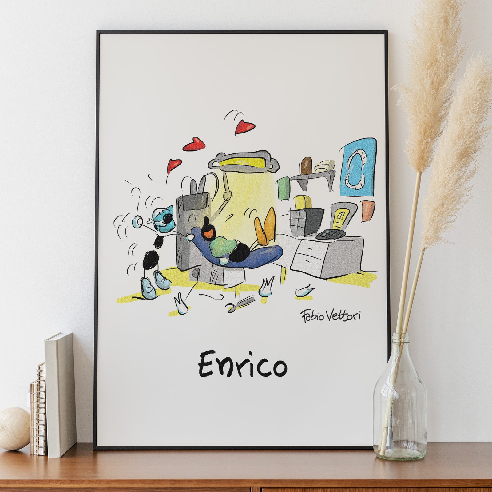 Personalized "Dentist" poster print