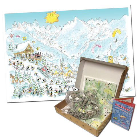 Puzzle "Dolomiti in inverno" 1080 pezzi