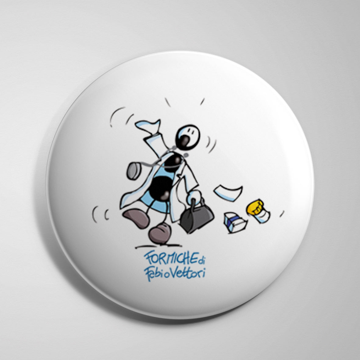 Brooch "Doctor"