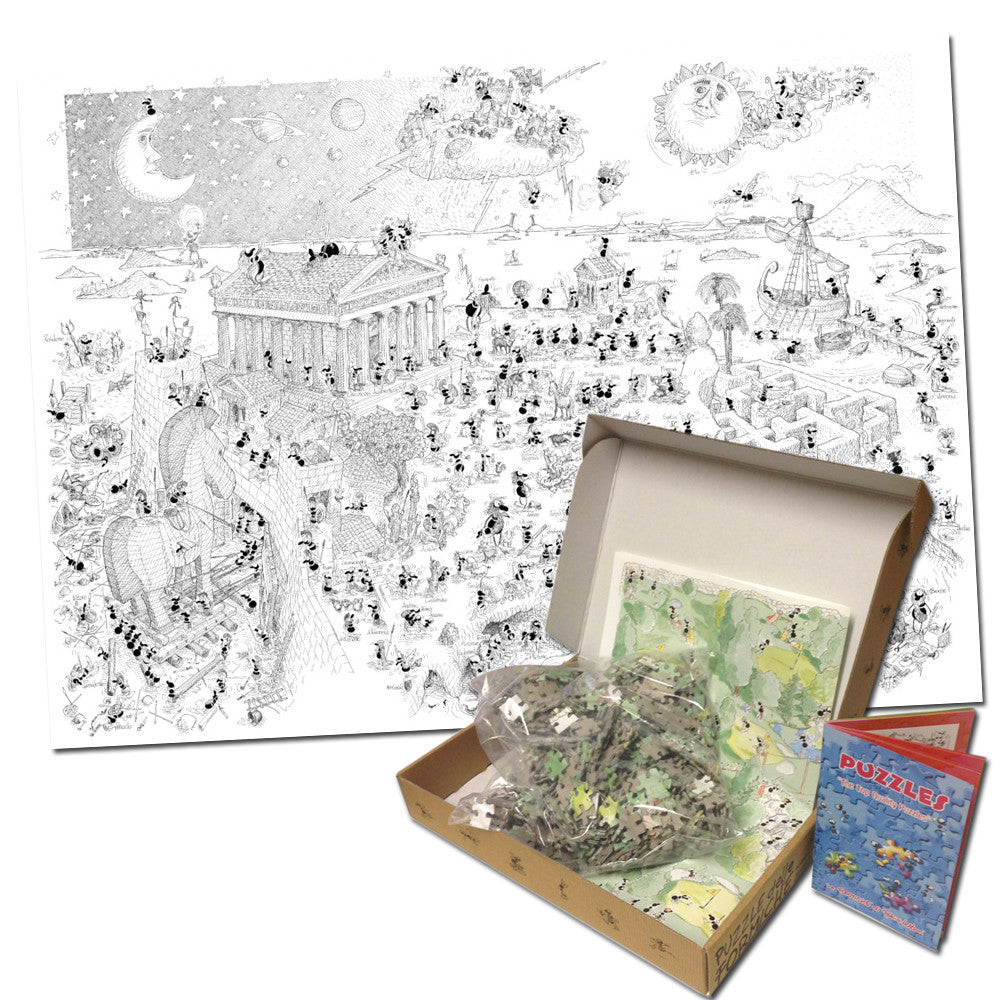 Puzzle "Heroes and Myths" 1080 pieces