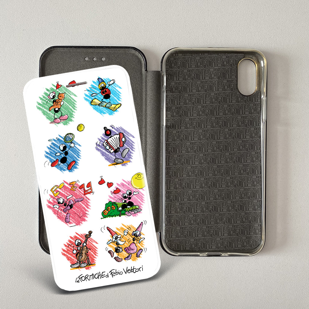 Cover artistica per Smartphone soggetto "Fantasia" modello con apertura "a Libro"