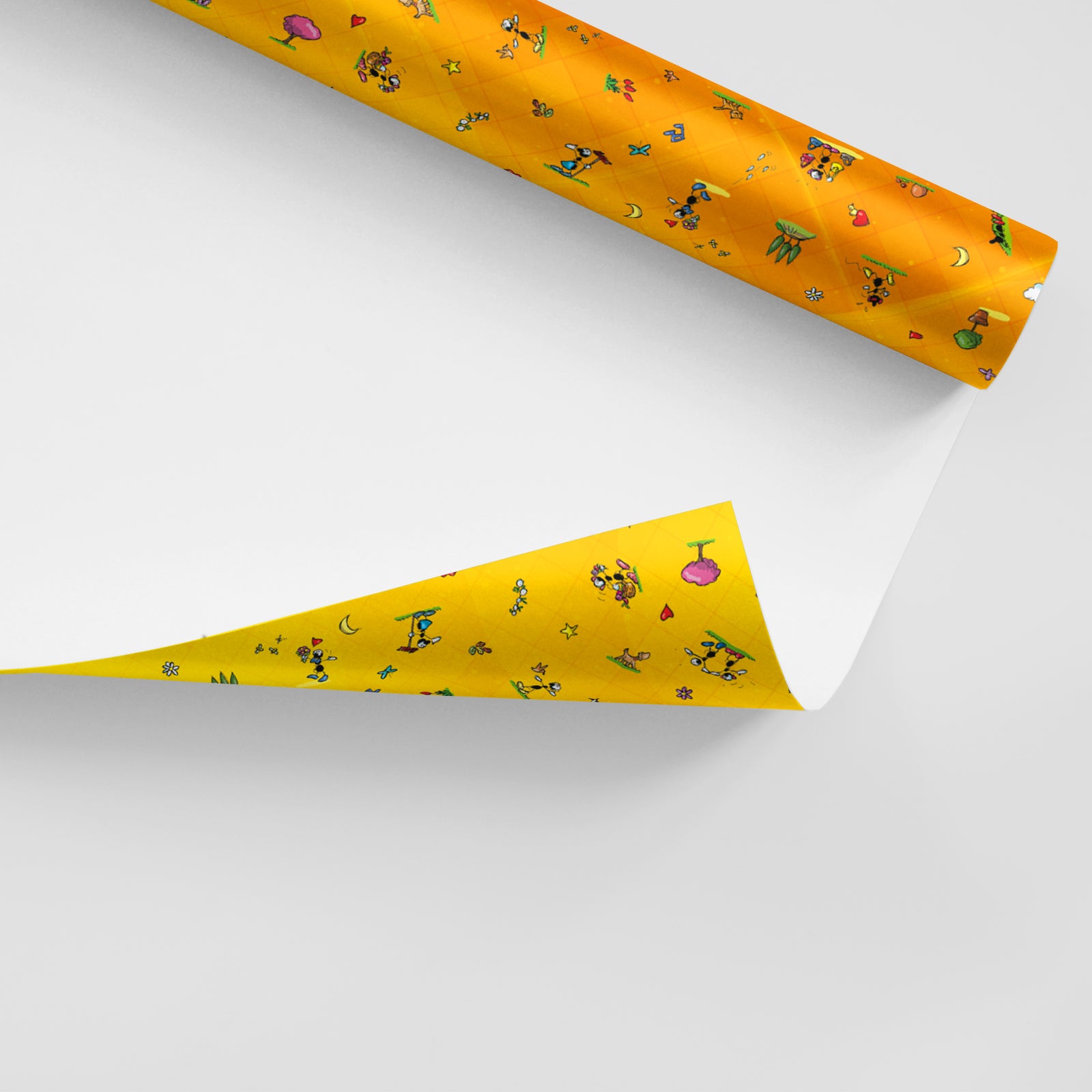 Wrapping Paper "Yellow Fantasy"