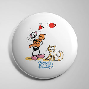 Brooch "Cats"
