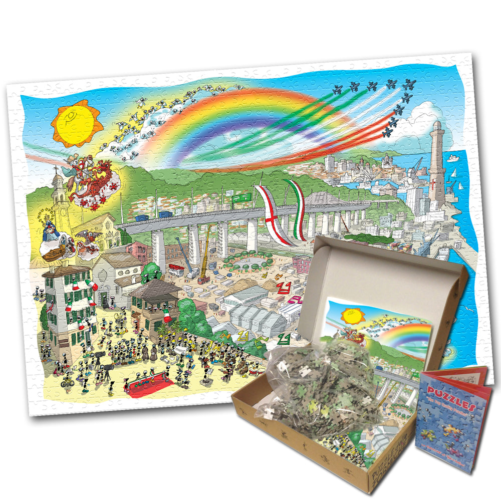 Puzzle "Genova il Ponte del Cuore" 1080 pezzi