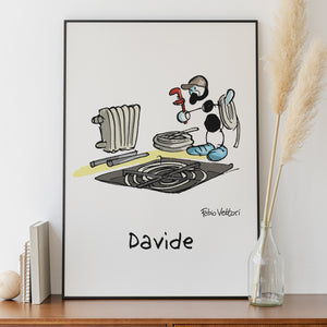 Personalized poster print with the subject "Plumber/thermo-plumber"