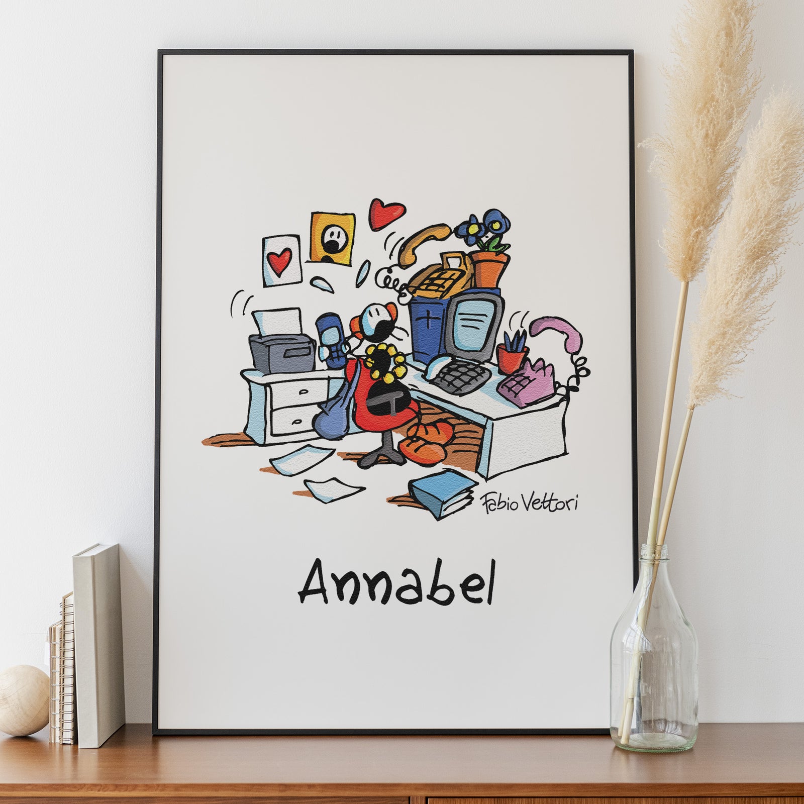 Custom poster print subject "Employee"