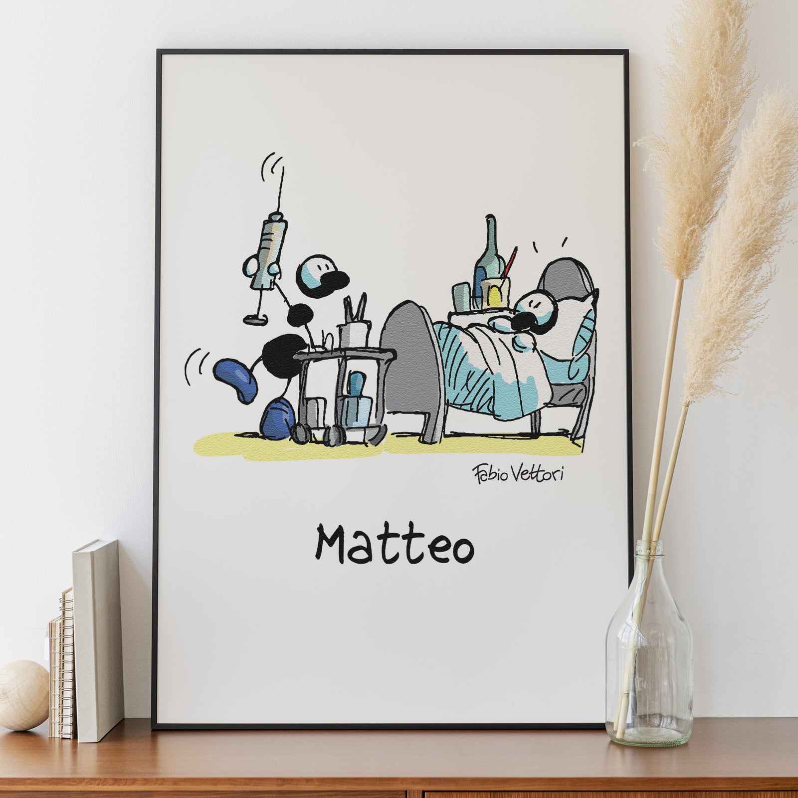 Personalized "Nurse" poster print