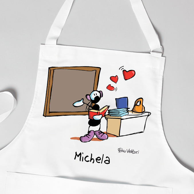 Personalized "Teacher" Apron