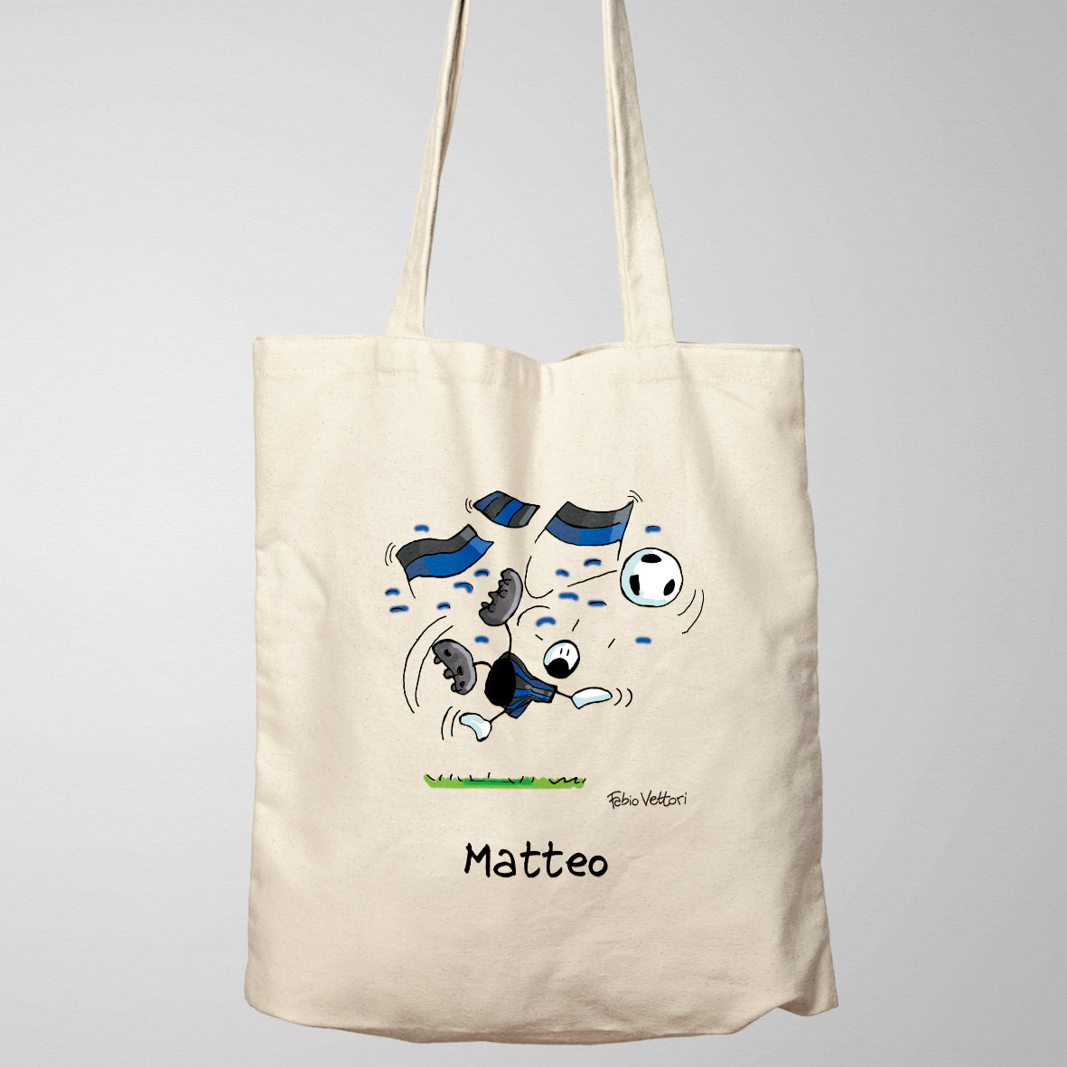 Shopper Personalizzata "Neroazzurro"