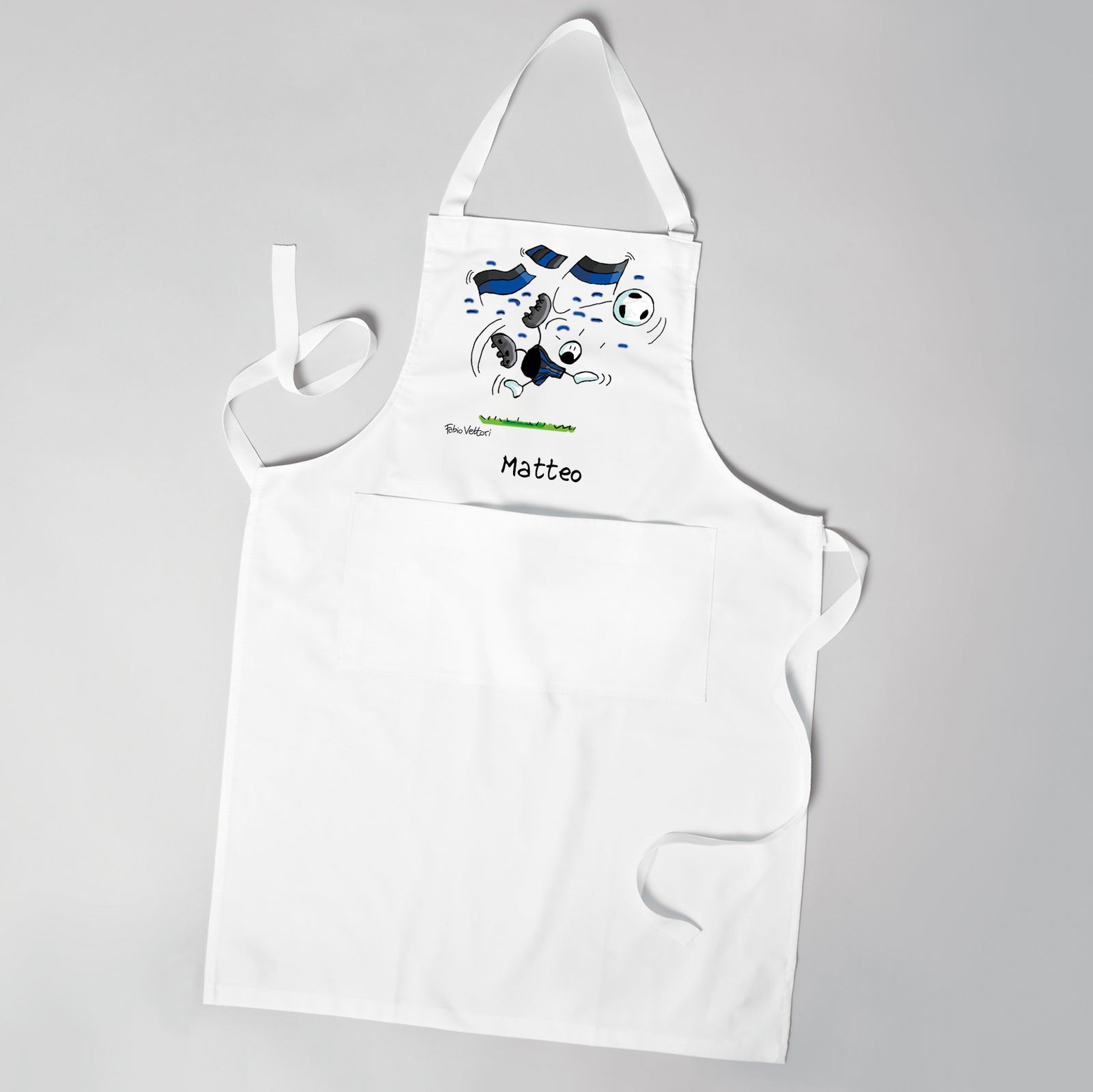 Grembiule Personalizzato "Neroazzurro"