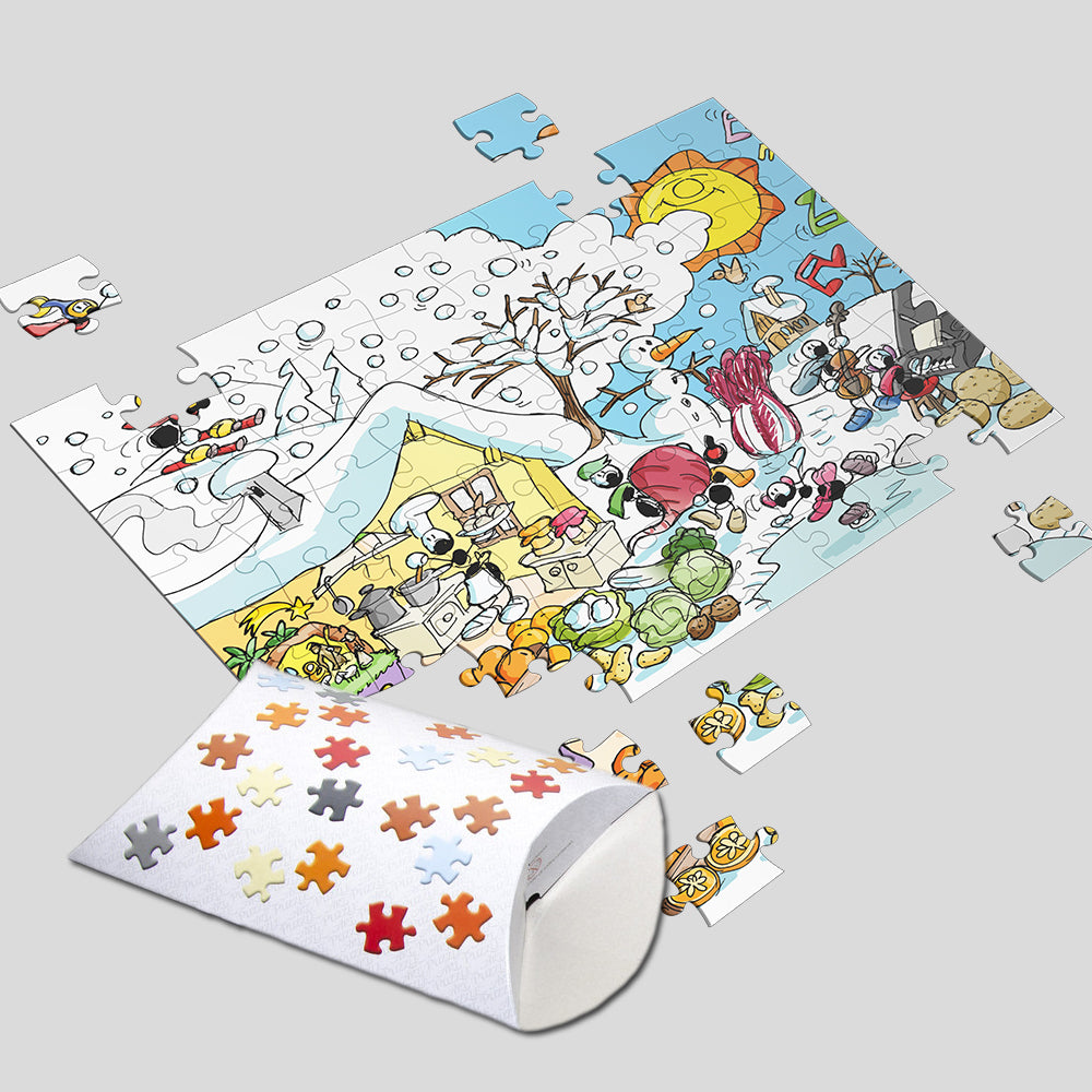 Child puzzle 96 pcs. "Winter"