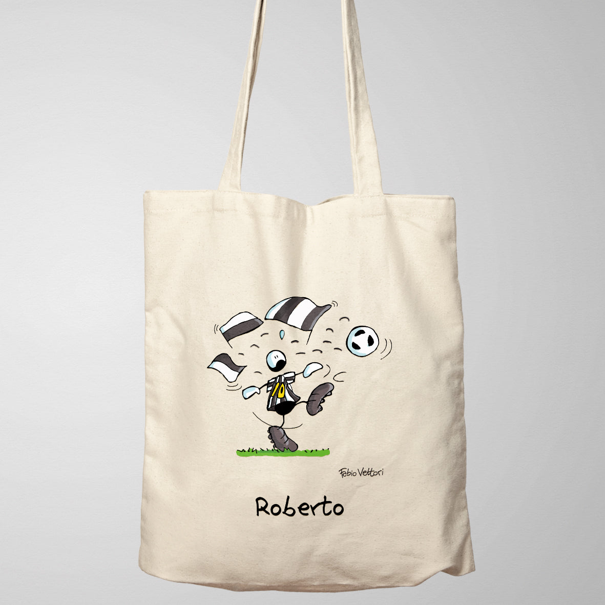 Shopper Personalizzata "Bianconero"