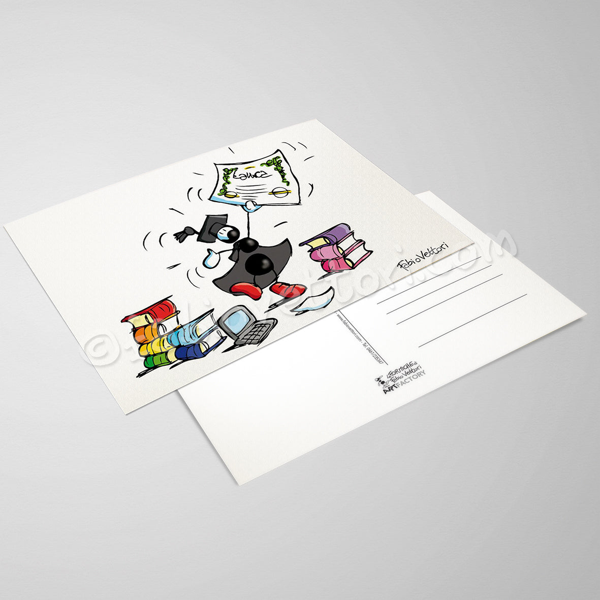 Postcard "Graduation"