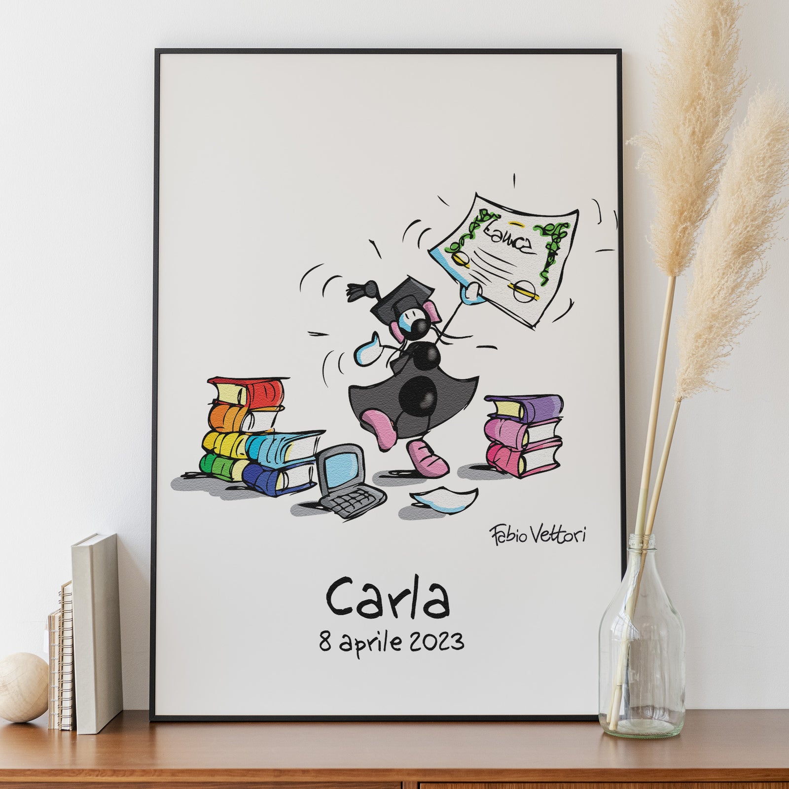 Custom poster print subject "Graduate"