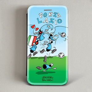 Artistic cover for Smartphone subject "Forza Lazio" model with "Book" opening