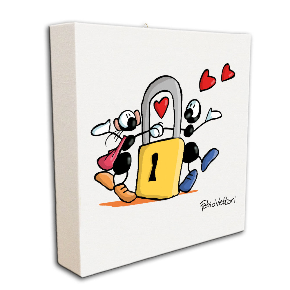 Canvas "Padlock"
