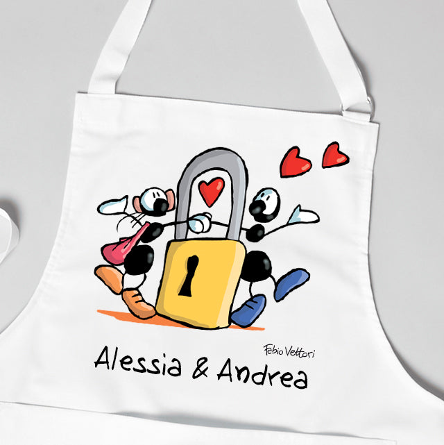 Grembiule Personalizzato "Lucchetto"