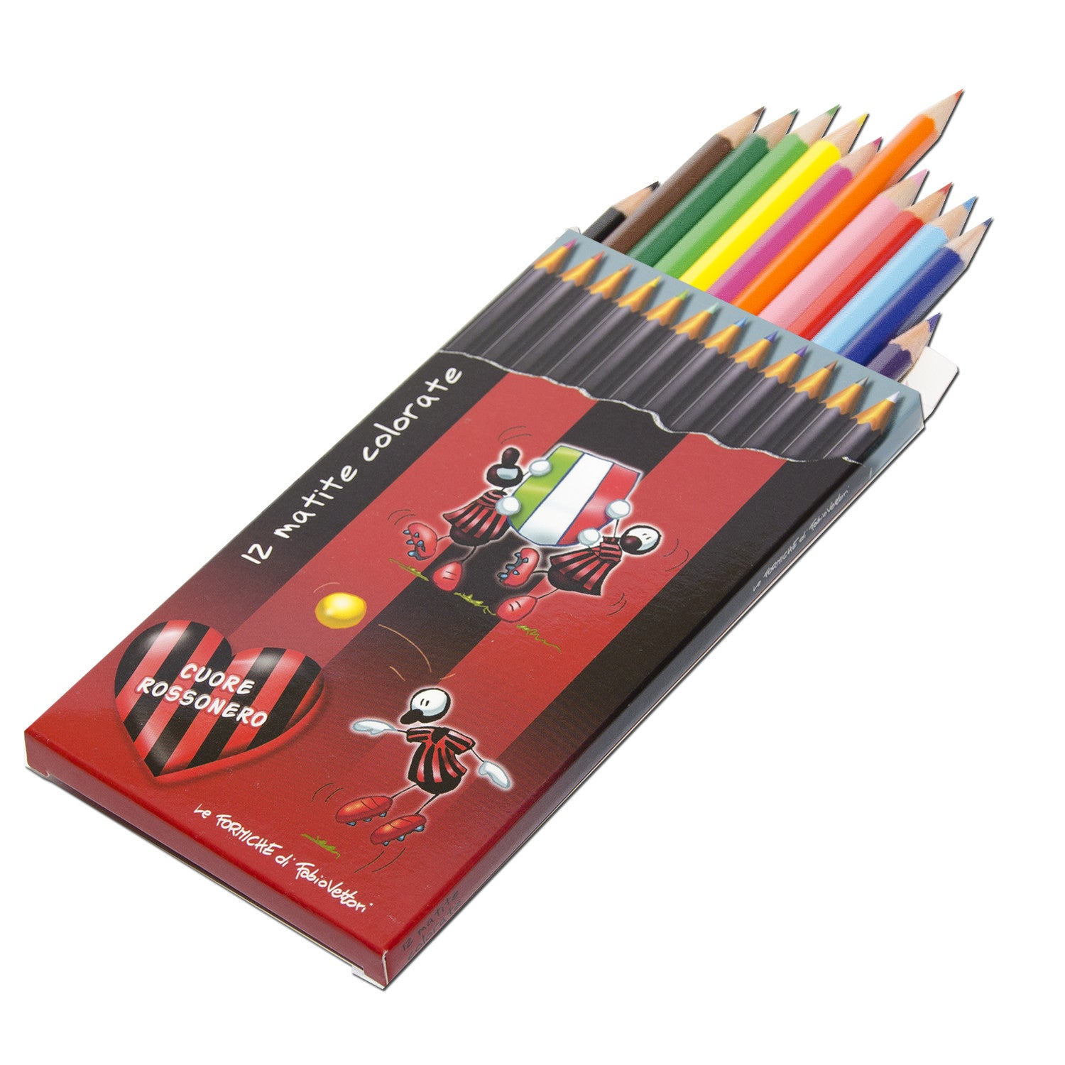 Matite colorate "Rossoneri"