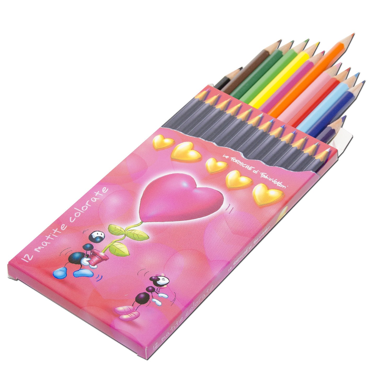 Colored pencils "Heart"