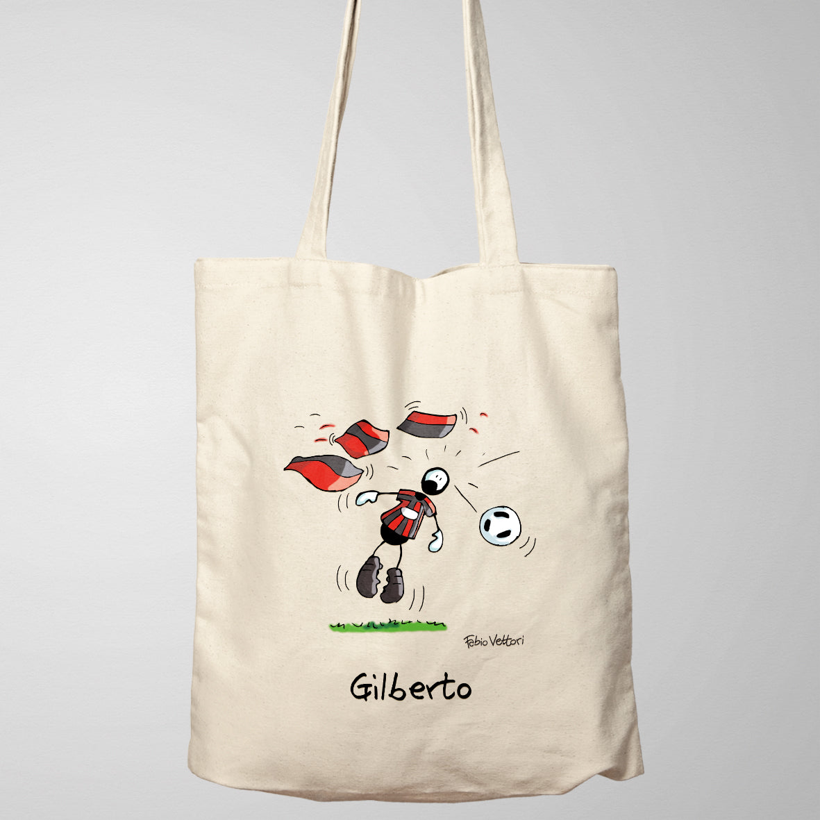 Shopper Personalizzata "Rossonero"