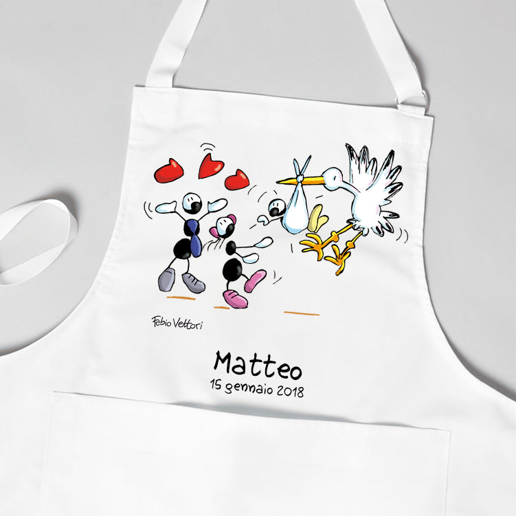 Grembiule Personalizzato "Nascita"
