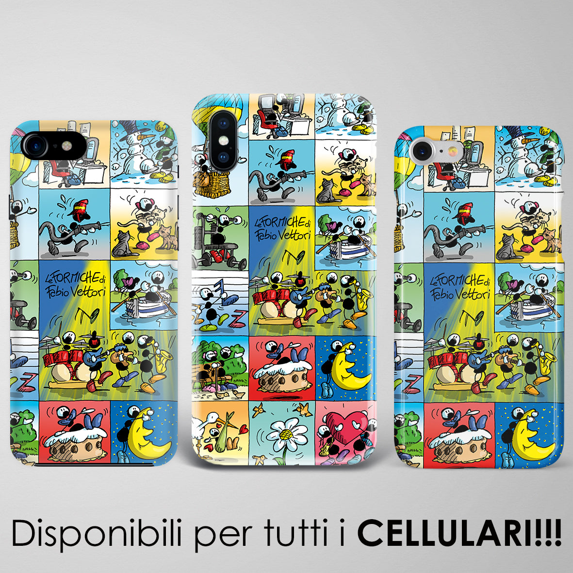 Artistic cover for Smartphone subject "Blue fun"