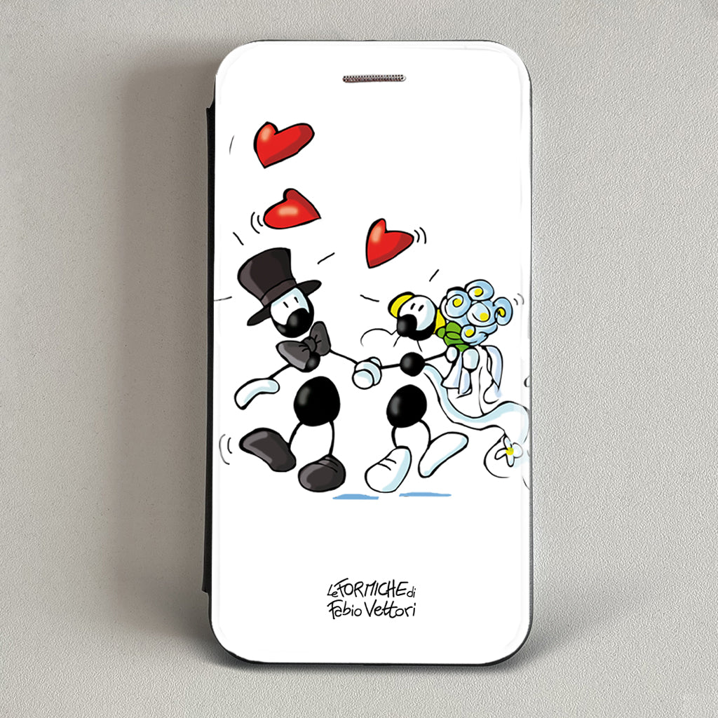 Artistic cover for Smartphone subject "Wedding" model with "Book" opening