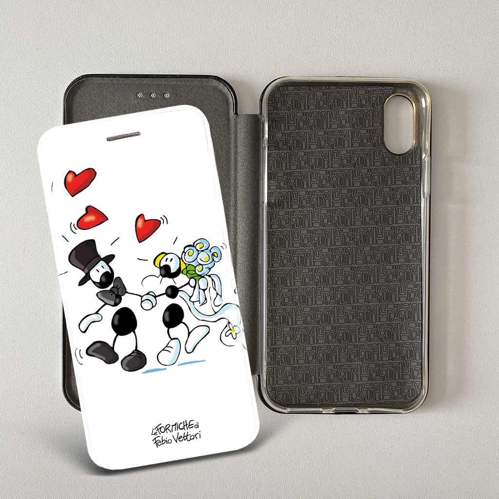 Artistic cover for Smartphone subject "Wedding" model with "Book" opening