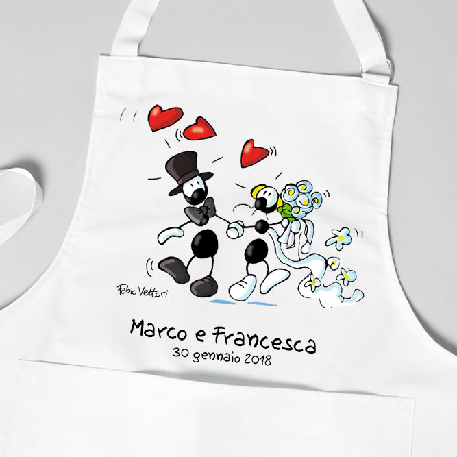 Grembiule Personalizzato "Nozze"