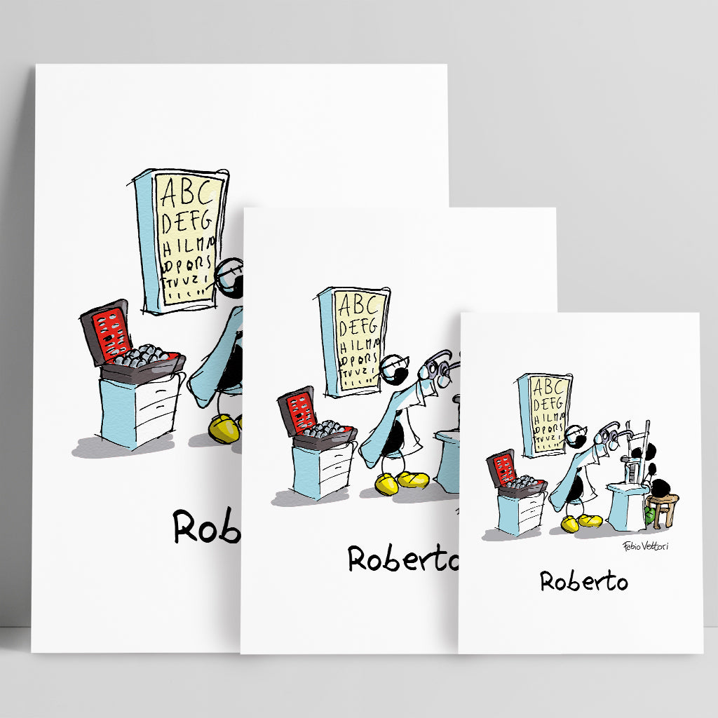 Custom poster print subject "Optics"