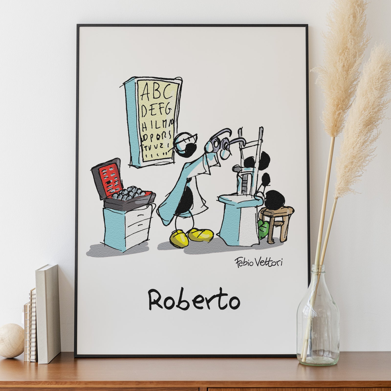 Custom poster print subject "Optics"