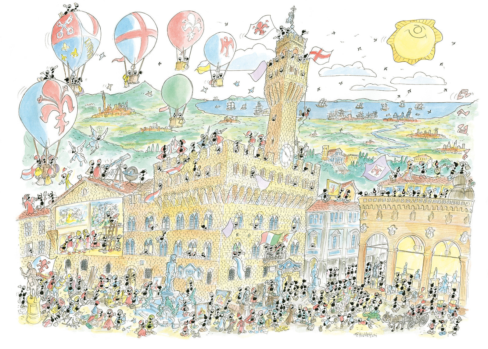 Puzzle "Palazzo Vecchio" 1080 pezzi