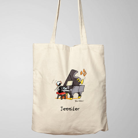 Shopper Personalizzata "Pianoforte (femmina)"