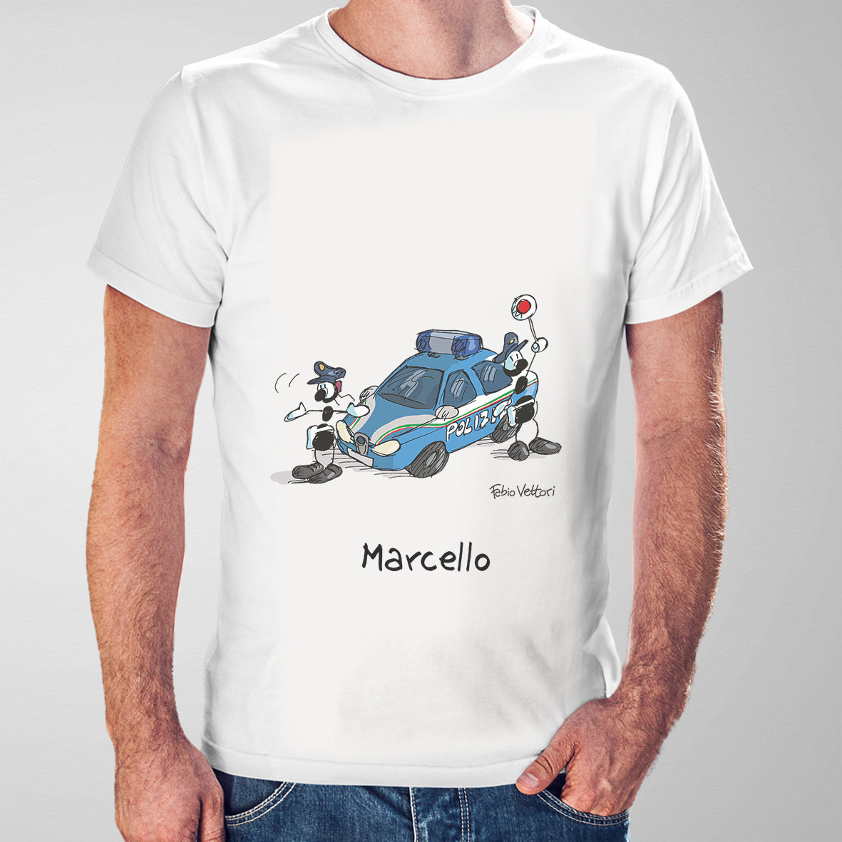 T-Shirt Personalizzata "Polizia"