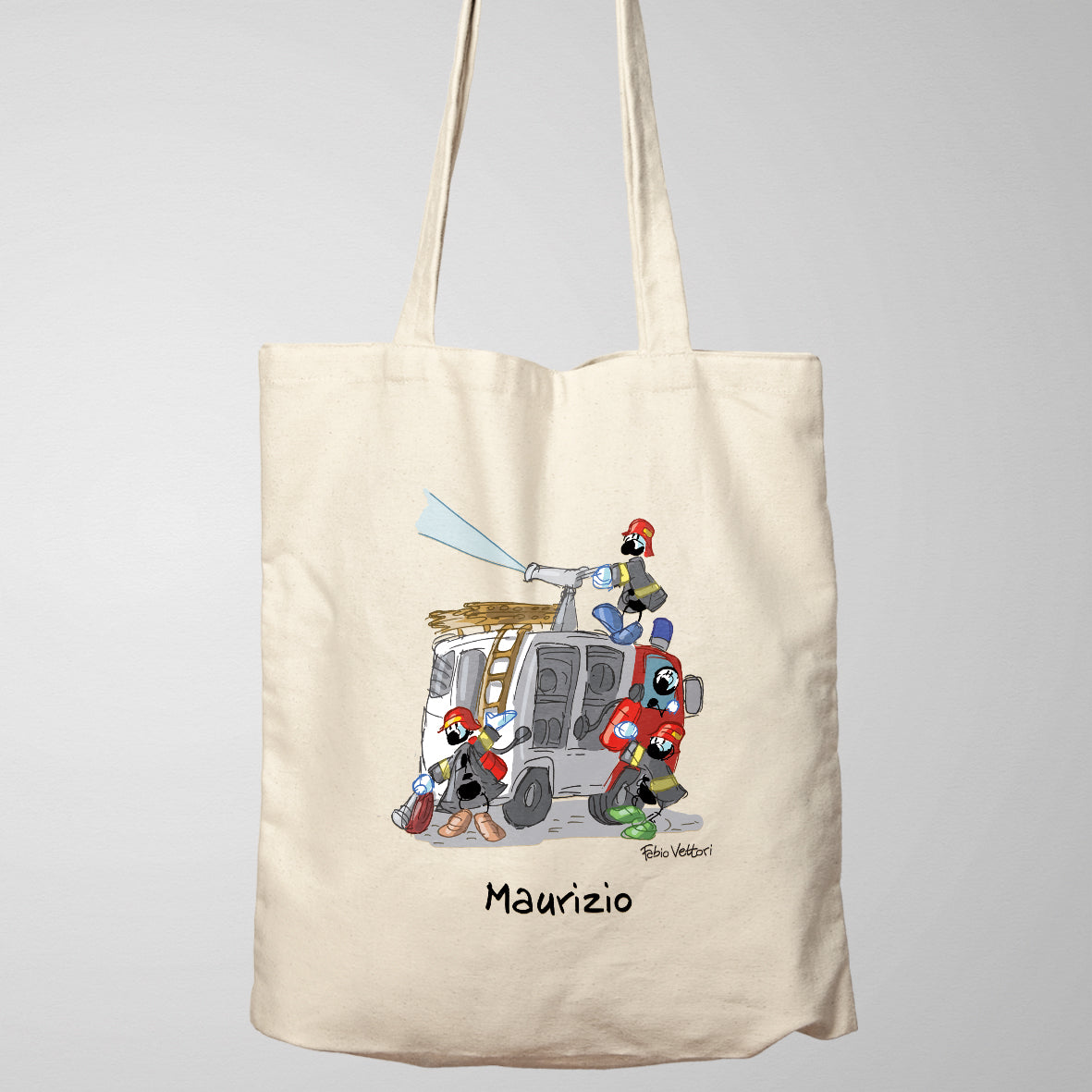 Shopper Personalizzata "Pompiere"