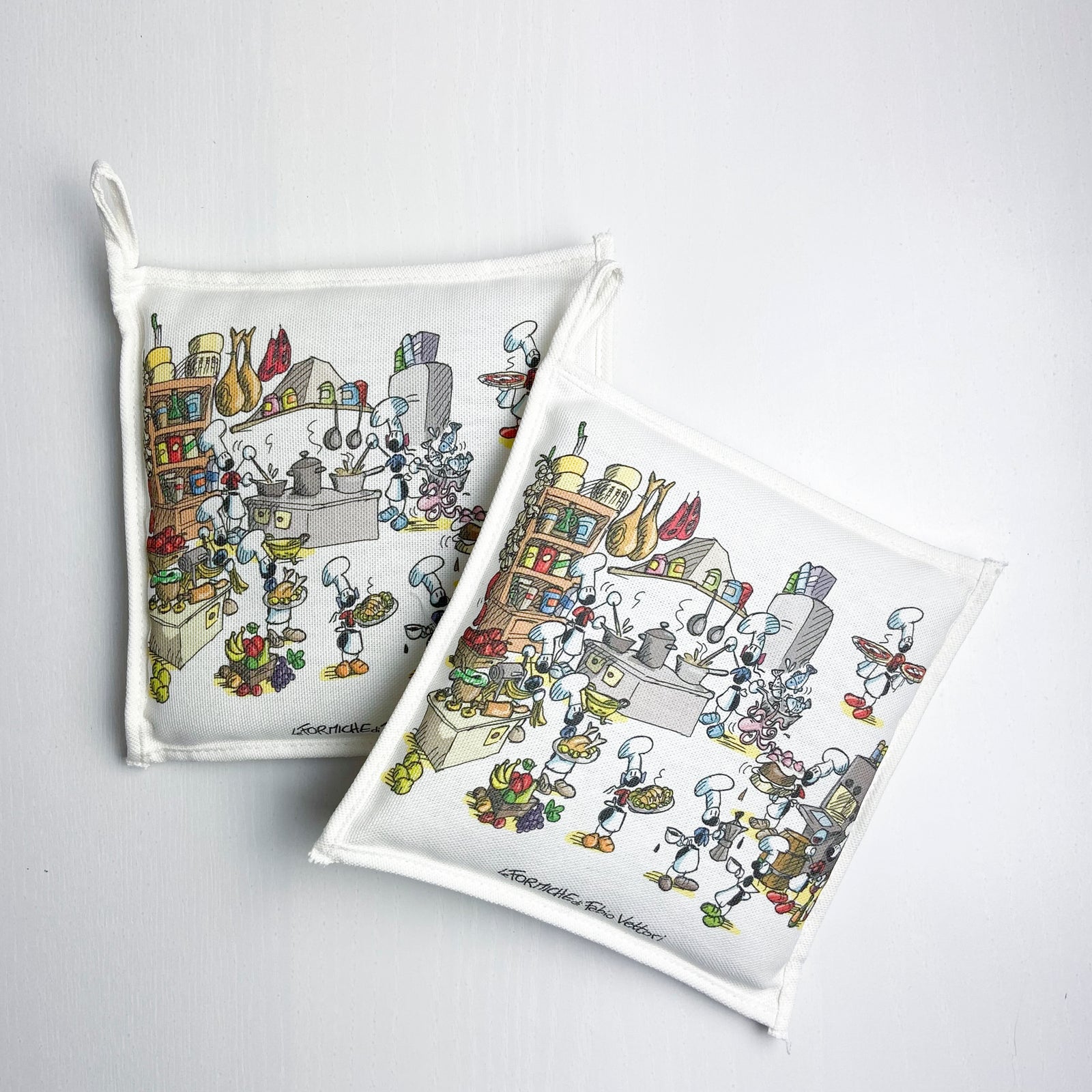 Kitchen potholder Subject "Kitchen"