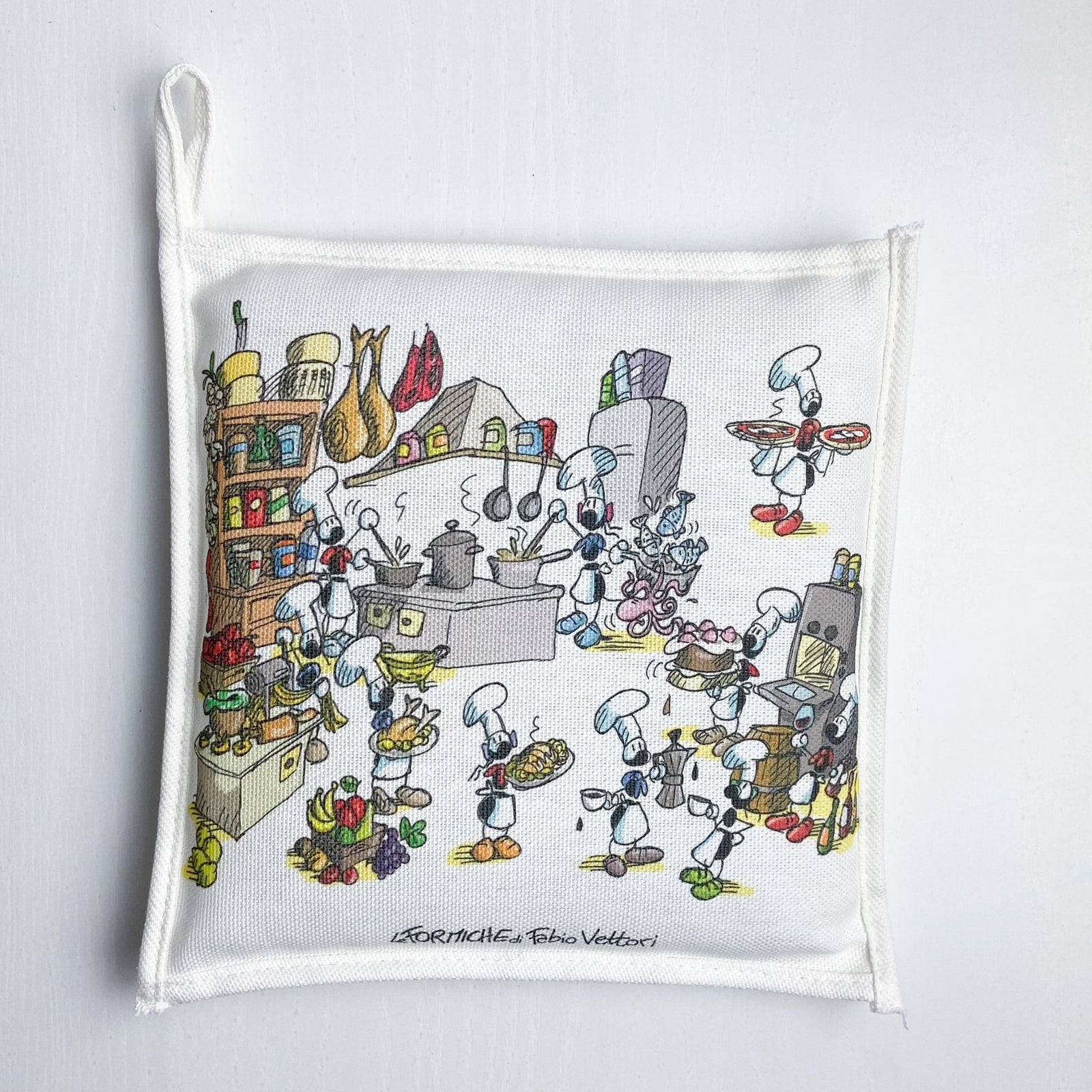 Kitchen potholder Subject "Kitchen"