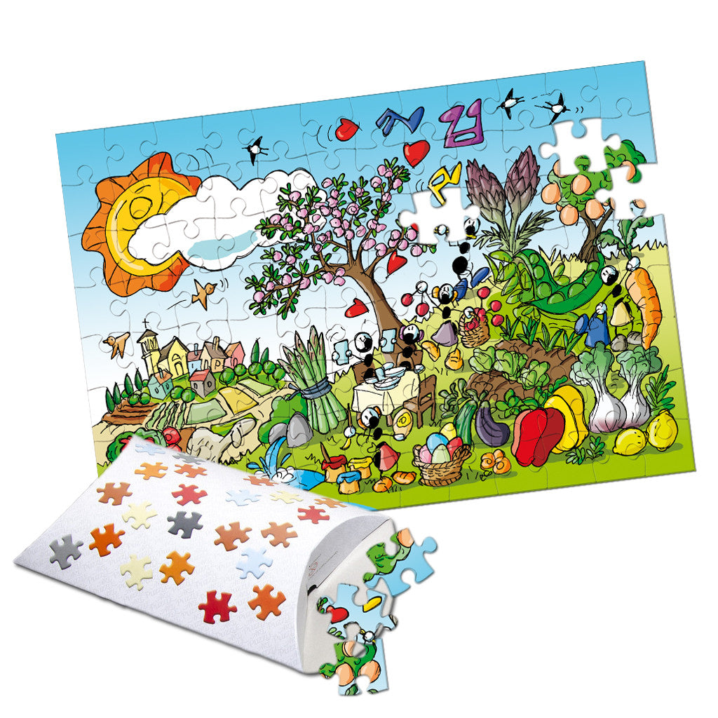 Serie puzzle bambino 4 stagioni