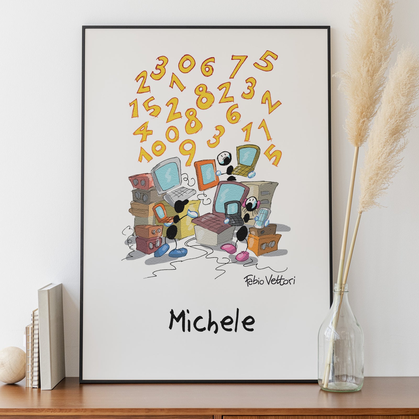 Personalized "Programmer" poster print