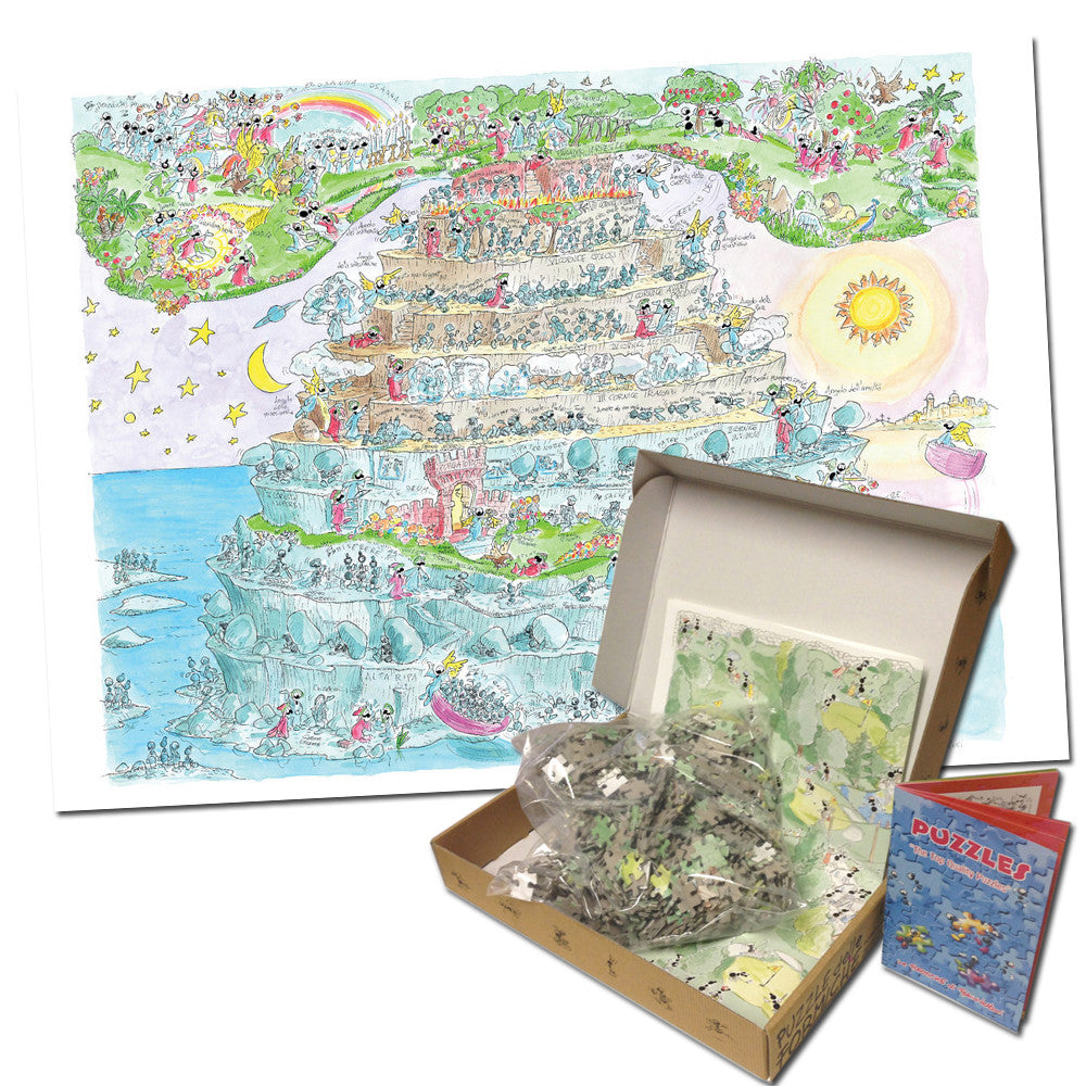 Puzzle "Divina Commedia Purgatorio" 1080 pezzi