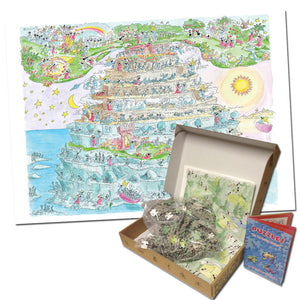 Puzzle "Divine Comedy Purgatory" 1080 pieces
