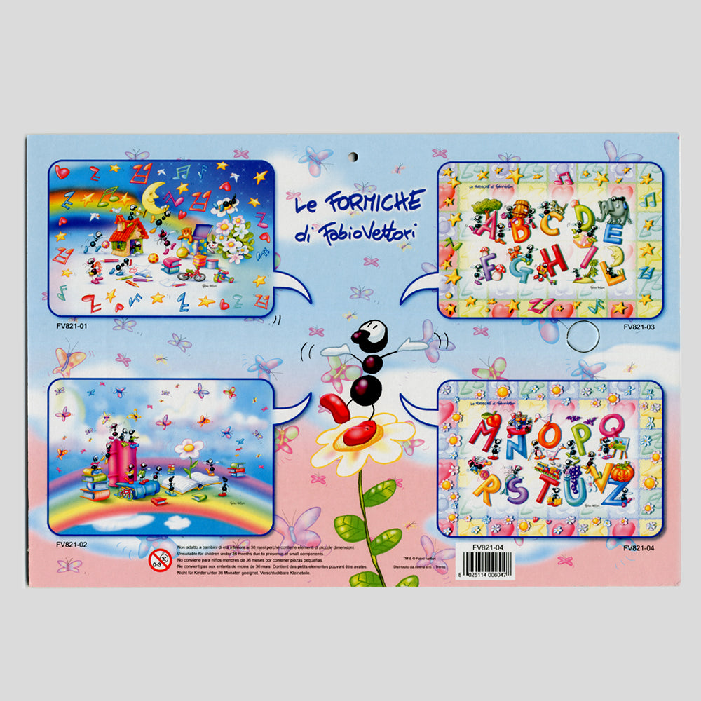 Puzzle bambino 25 pz. "Alfabeto dalla A alla L" (FV821-03)