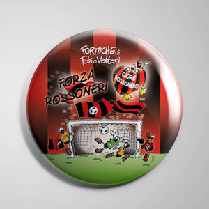 Brooch "Rossonero"