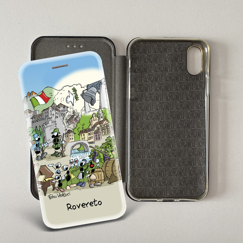 Artistic cover for Smartphone subject "Rovereto" model with "Book" opening