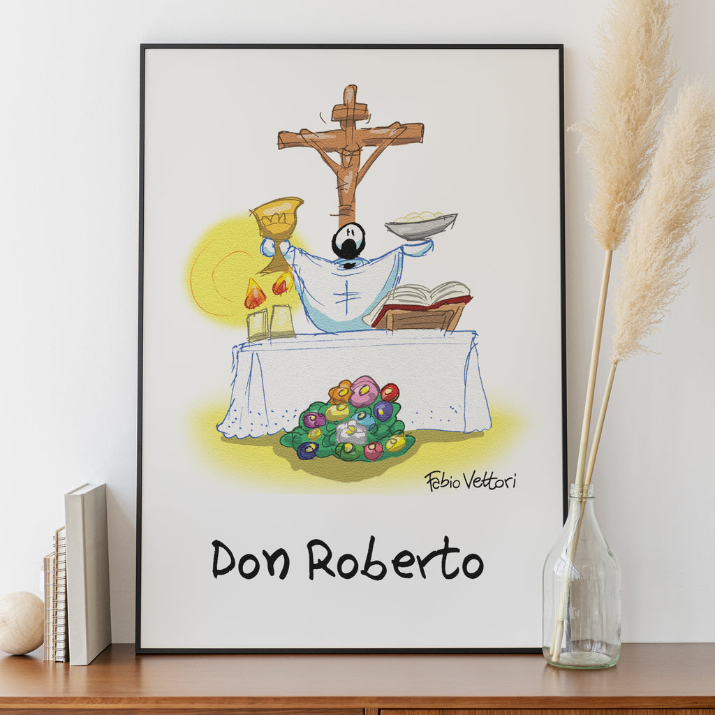 Stampa su poster personalizzata soggetto "Sacerdote"