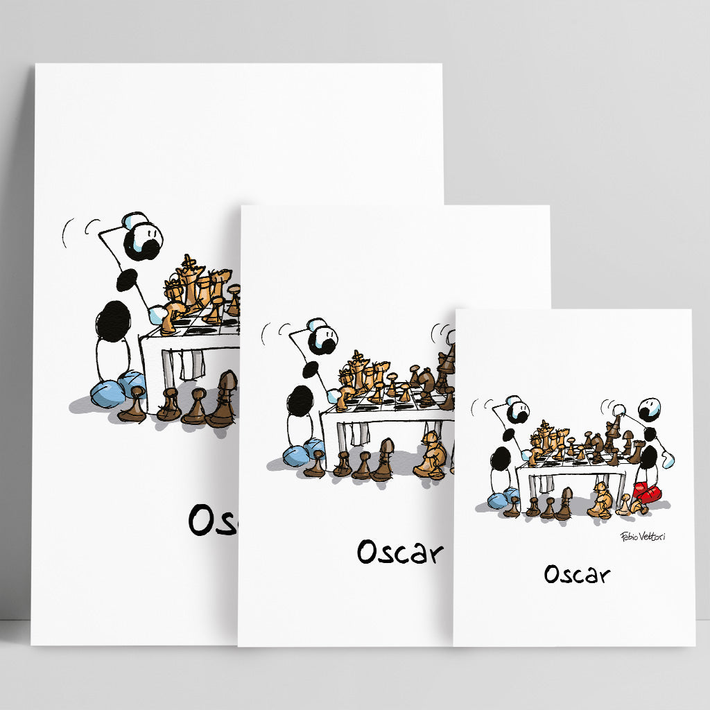 Personalized "Chess" poster print