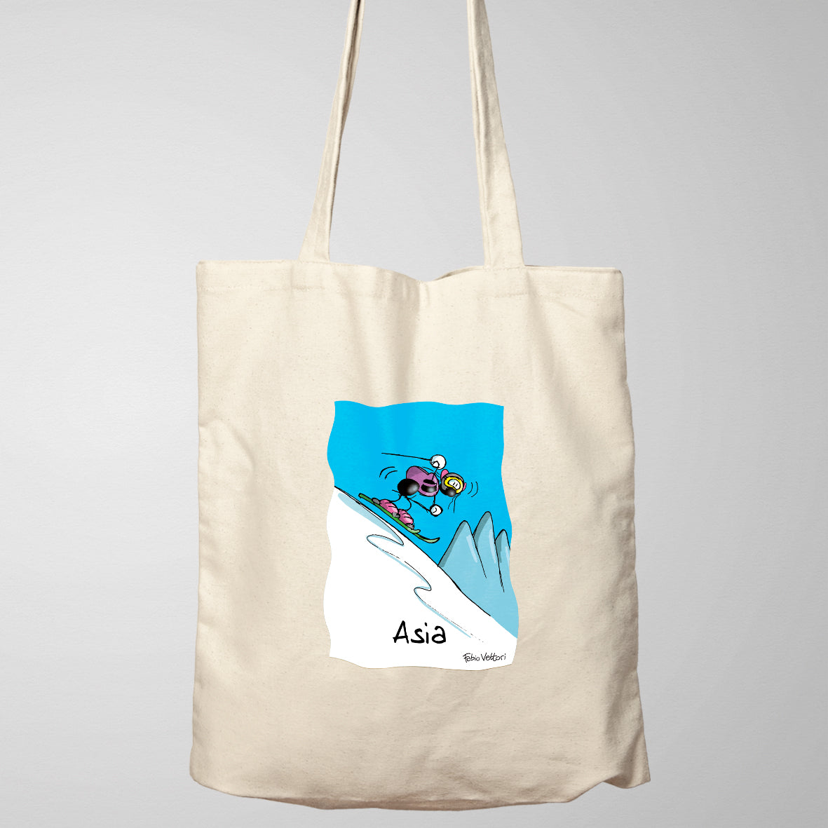 Shopper Personalizzata "Sciatrice"