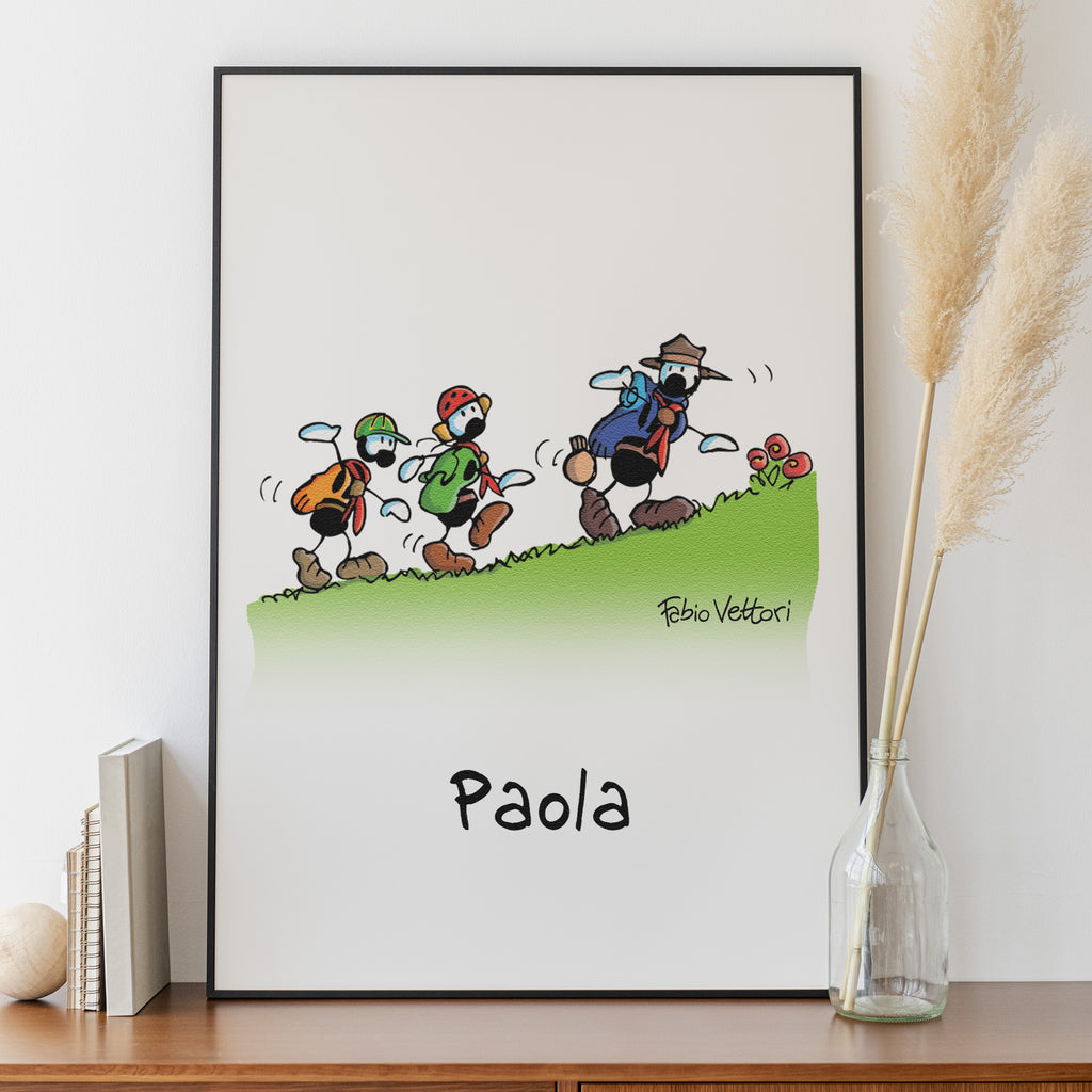 Stampa su poster personalizzata soggetto "Scout"